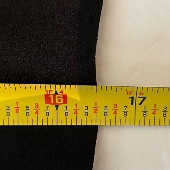 Tommy Hilfiger Black With Gold Detail Retro Y2K Shift Dress NWOT Size 8 - Picture 11 of 12